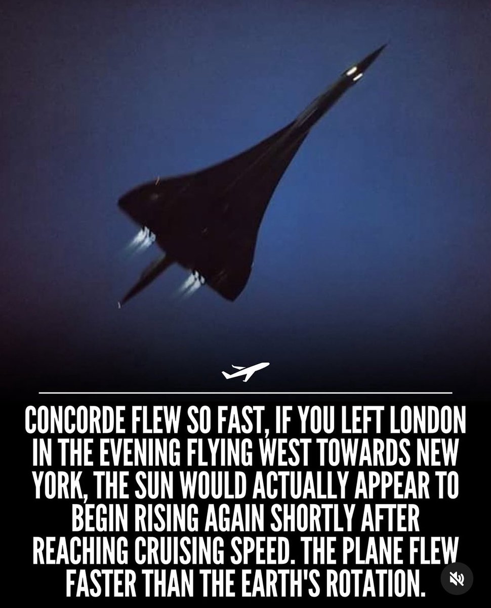 Friday facthunt - fun with flerfs:
My uncle flew Concorde many times (lucky sod) and told me this when I was growing up.
If Earth is flat then howditdoodat??
