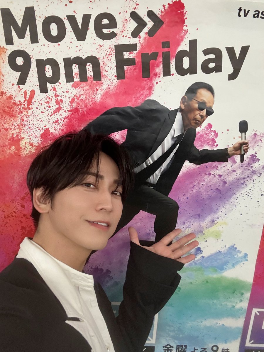 Mst_com's tweet photo. 【#Mステ 放送中】
⠀
続いては #亀梨和也👏
⠀
2年ぶりの新曲
「The truth」をTV初披露🐢
⠀
💬コメント
久しぶりのミュージックステーションなので、生放送の緊張感を楽しめたらと思います。
⠀
#ウラステ 本番前に😀📷✨ https://t.co/zTaVZ377tH