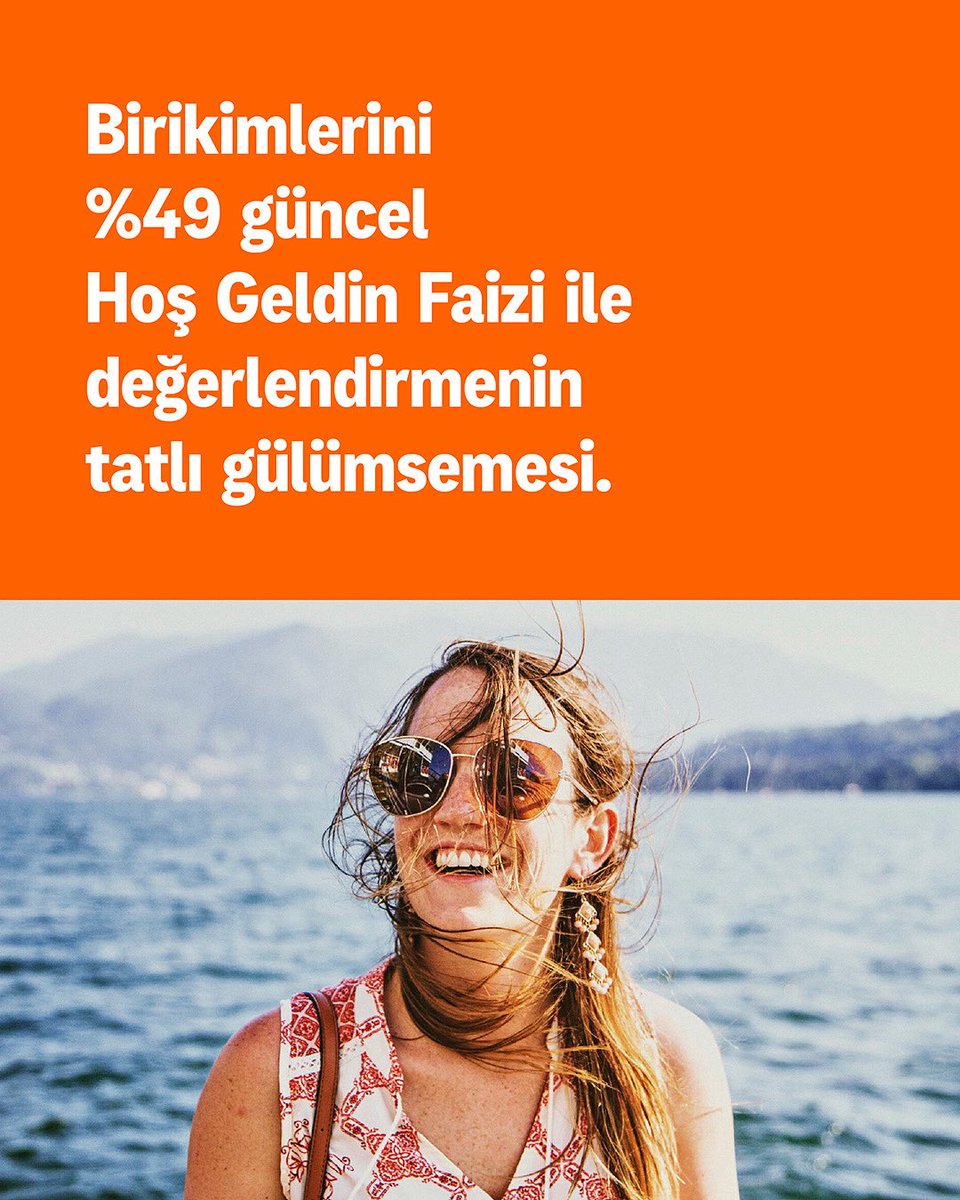 Turuncu Hesap’ın %49 güncel Hoş Geldin Faizi’nin yüzünüzde bıraktığı o tatlı gülümseme…

Siz de Turuncu Hesap’ınızı ING Mobil’den kolayca açın, %49 güncel Hoş Geldin Faizi’yle kazanın.