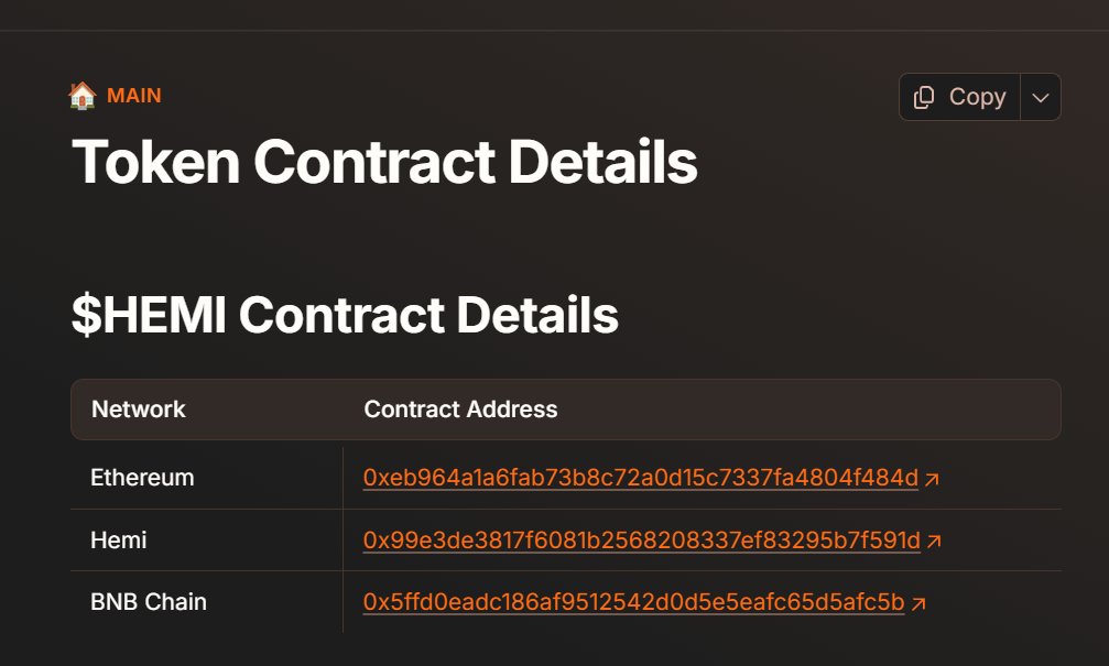$HEMI TGE is upon us. The <a href="/hemi_xyz/">Hemi</a> has deployed the official heim token on HEMI , ETHEREUM AND BSC network.

we might get checker today or tomorrow