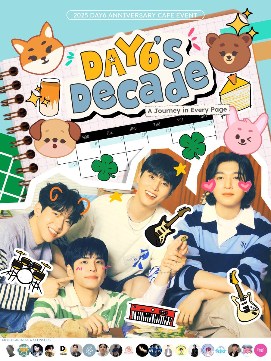 flowerybob's tweet photo. ❀ 𝐃𝐀𝐘𝟔'𝐬 𝐃𝐞𝐜𝐚𝐝𝐞: 𝐀 𝐉𝐨𝐮𝐫𝐧𝐞𝐲 𝐢𝐧 𝐄𝐯𝐞𝐫𝐲 𝐏𝐚𝐠𝐞 ❀

✧ 8-14 Sept 2025
✧ Bloomery Patisserie, Blok M

RSVPs are now closed, but don’t worry, u’re still invited! Feel free to come as a walk-in guest &amp; celebrate with us!🎈🤗🥰
@day6dirayakan #Day6InEveryPage https://t.co/uS6kSlyYU7