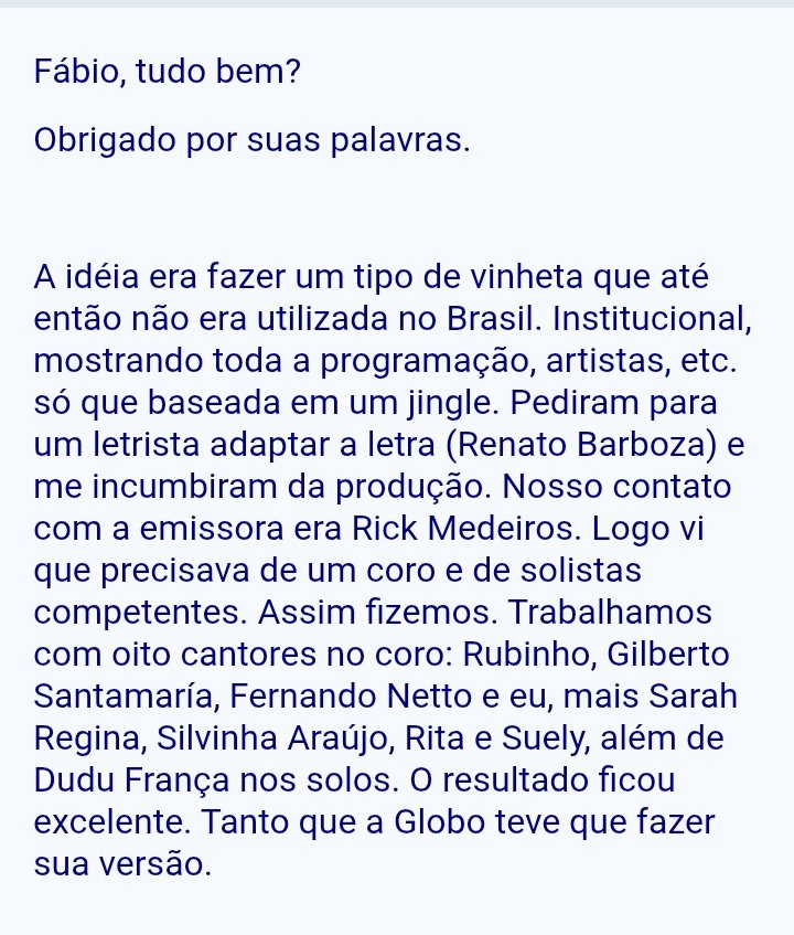 O SBT voltou com o Acha Aqui de 1989, um clássico da emissora.
Em 2006, mandei um e-mail para o Mário Lúcio Freitas, perguntando da produção da vinheta e da música.
O bacana é o time que cantou esse tema.