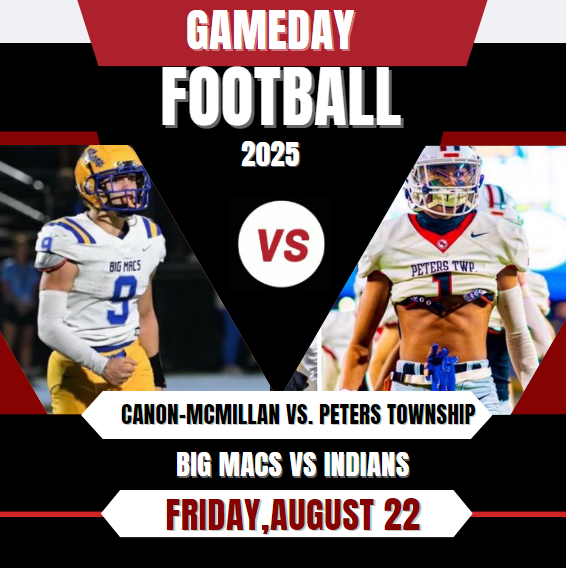 PIAA Update (@updatepiaa) on Twitter photo π¨ VARSITY GAMEDAY π¨
<a href="/BigMacsFootball/">CANON-MCMILLAN FOOTBALL</a> vs. <a href="/Coach_Plack/">TJ Plack</a>
π Friday, 22
β° @ 7p.
π₯ bit.ly/41mkHsf
<a href="/canon_mac/">Canon-McMillan School District</a> <a href="/BigMacs_ATCs/">Canon Mac Sports Medicine</a> <a href="/lsohyda/">Luke Sohyda</a> <a href="/braycollins_39/">Brayden Collins</a> <a href="/DanaSabatucci/">dana sabatucci</a> <a href="/PetersTwpSports/">Peters Township Sports</a> <a href="/ShanafeltLucas/">Lucas Shanafelt 3π ATH</a> <a href="/Coach_Muncie/">CoachMuncie</a> <a href="/PetersTwpSports/">Peters Township Sports</a> <a href="/BDeLallo/">Brian DeLallo</a> <a href="/Max72Cortes/">Max Cortes</a> <a href="/ZStromock/">Zack Stromock</a> π¨ VARSITY GAMEDAY π¨
<a href="/BigMacsFootball/">CANON-MCMILLAN FOOTBALL</a> vs. <a href="/Coach_Plack/">TJ Plack</a>
π Friday, 22
β° @ 7p.
π₯ bit.ly/41mkHsf
<a href="/canon_mac/">Canon-McMillan School District</a> <a href="/BigMacs_ATCs/">Canon Mac Sports Medicine</a> <a href="/lsohyda/">Luke Sohyda</a> <a href="/braycollins_39/">Brayden Collins</a> <a href="/DanaSabatucci/">dana sabatucci</a> <a href="/PetersTwpSports/">Peters Township Sports</a> <a href="/ShanafeltLucas/">Lucas Shanafelt 3π ATH</a> <a href="/Coach_Muncie/">CoachMuncie</a> <a href="/PetersTwpSports/">Peters Township Sports</a> <a href="/BDeLallo/">Brian DeLallo</a> <a href="/Max72Cortes/">Max Cortes</a> <a href="/ZStromock/">Zack Stromock</a>
