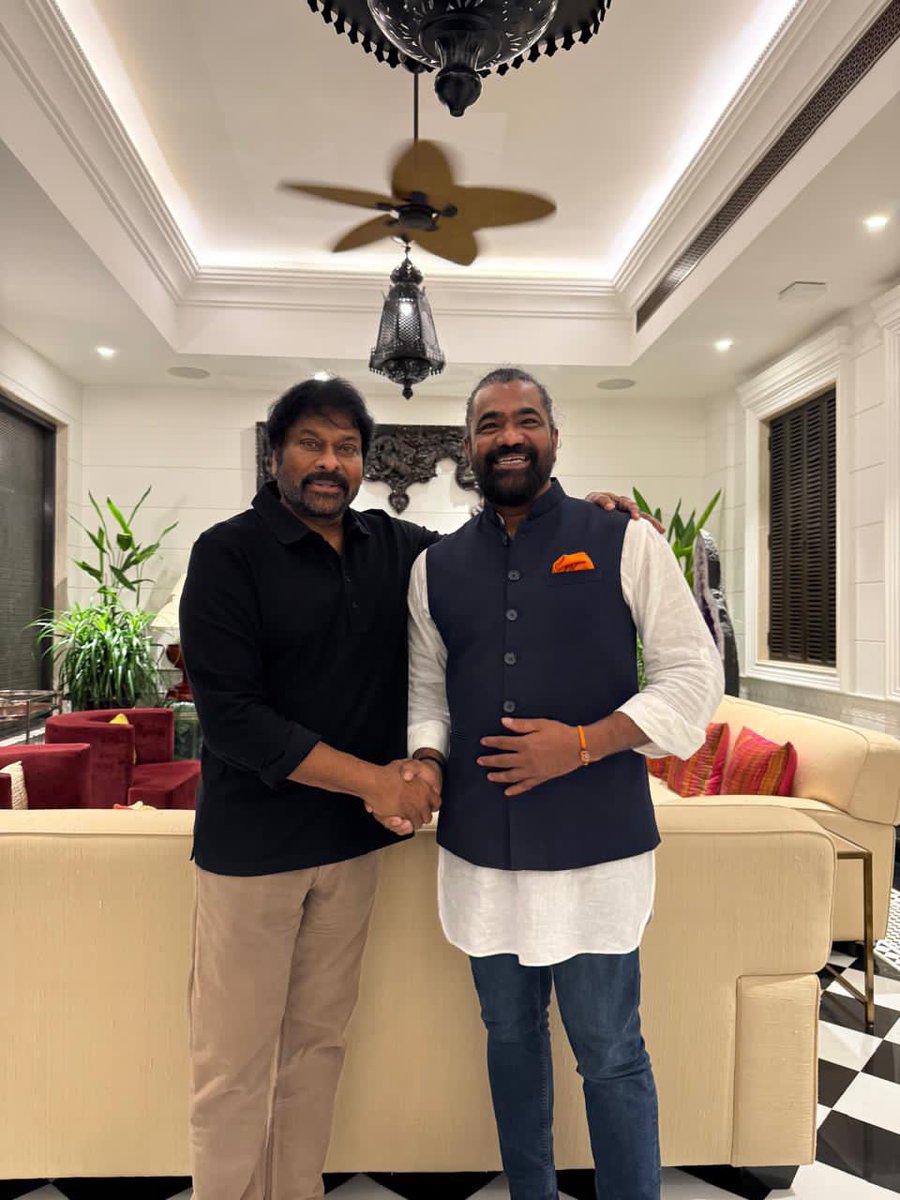 KVN Productions (@kvnproductions) on Twitter photo #MEGA158 ❤️🔥
What’s coming in #ChiruBobby2 will surely set a BLOODY BENCHMARK in every aspect 🔥
#HBDMegastarChiranjeevi #ABC - AGAIN' BOBBY CHIRU
MEGASTAR <a href="/KChiruTweets/">Chiranjeevi Konidela</a> <a href="/dirbobby/">Bobby</a> <a href="/KvnProductions/">KVN Productions</a> <a href="/LohithNK01/">Lohith NK</a> #MEGA158 ❤️🔥
What’s coming in #ChiruBobby2 will surely set a BLOODY BENCHMARK in every aspect 🔥
#HBDMegastarChiranjeevi #ABC - AGAIN' BOBBY CHIRU
MEGASTAR <a href="/KChiruTweets/">Chiranjeevi Konidela</a> <a href="/dirbobby/">Bobby</a> <a href="/KvnProductions/">KVN Productions</a> <a href="/LohithNK01/">Lohith NK</a>