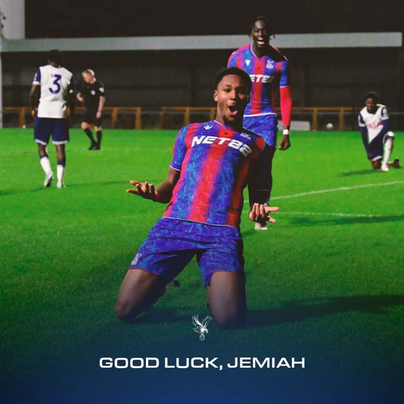CPFCAcademy's tweet photo. Jemiah Umolu has joined Bromley on loan until the end of the season.

Smash it, Jemiah ❤️💙