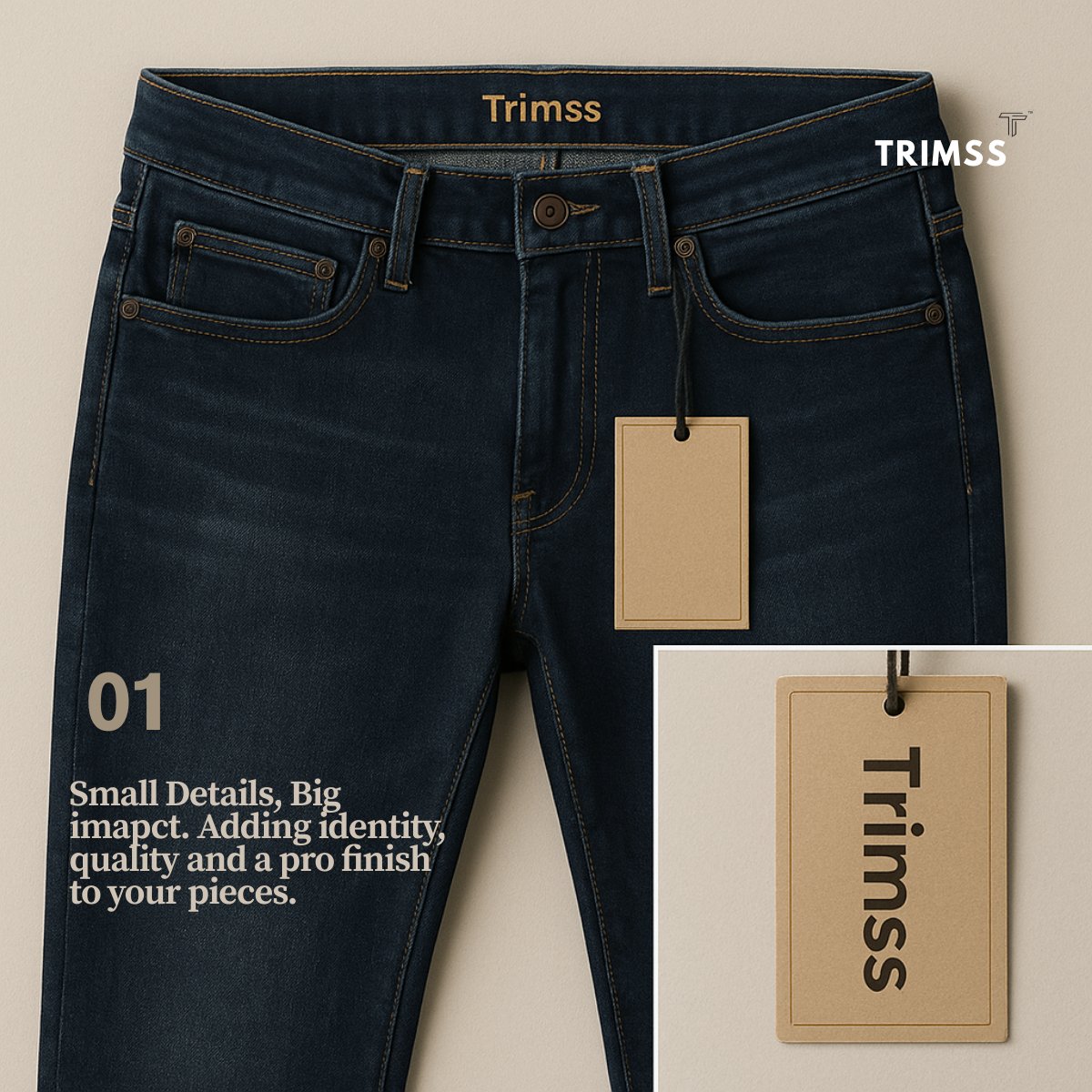 trimsscustom's tweet photo. Custom labels &amp; tags = Big Impact 🔝
✔️ Brand recognition
✔️ Pro look
✔️ Customer trust

At Trimss, we make fully customizable labels &amp; tags to complete your collection. 🚀

#FashionBrand #CustomLabels #Startup https://t.co/HHfoRx4N9r