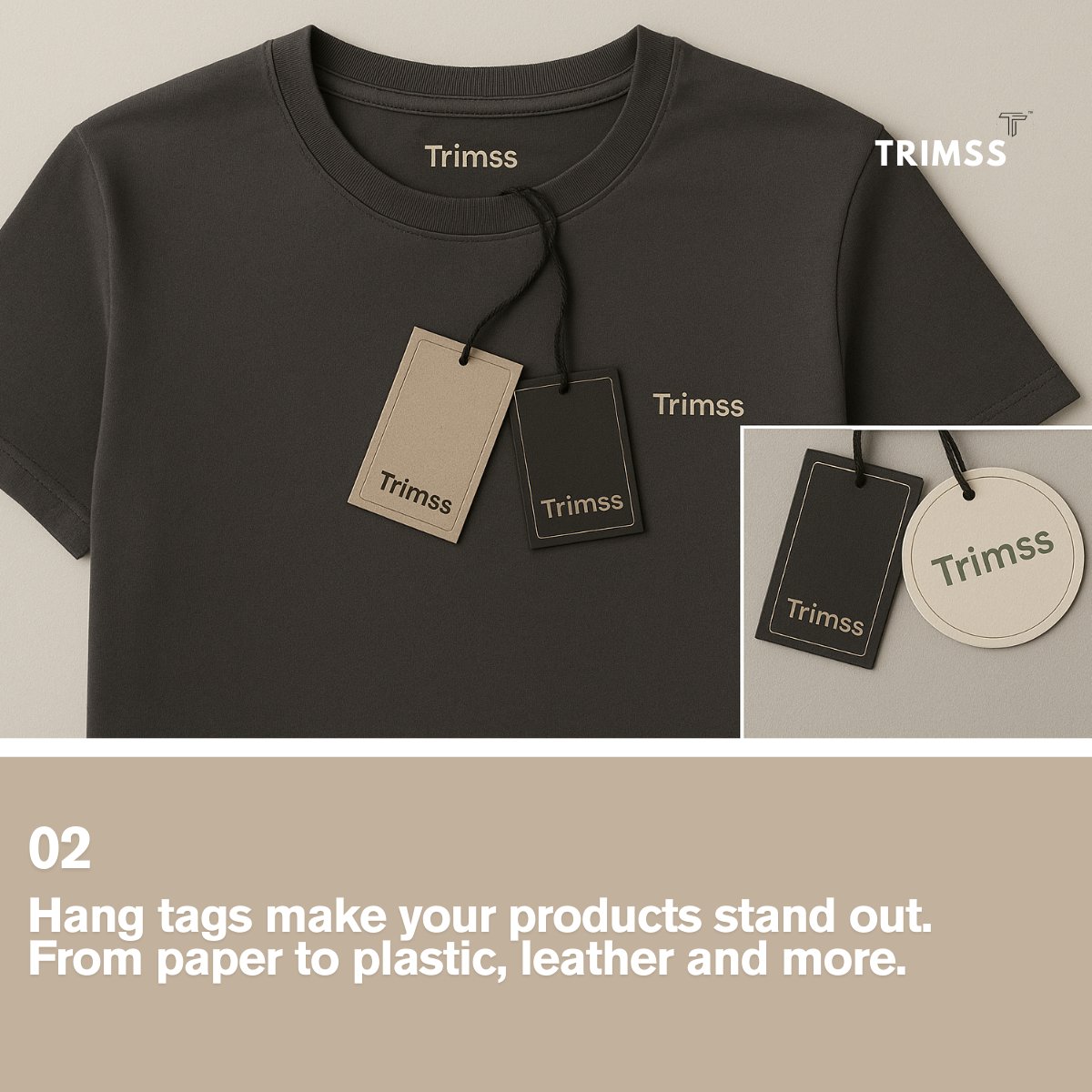 trimsscustom's tweet photo. Custom labels &amp; tags = Big Impact 🔝
✔️ Brand recognition
✔️ Pro look
✔️ Customer trust

At Trimss, we make fully customizable labels &amp; tags to complete your collection. 🚀

#FashionBrand #CustomLabels #Startup https://t.co/HHfoRx4N9r