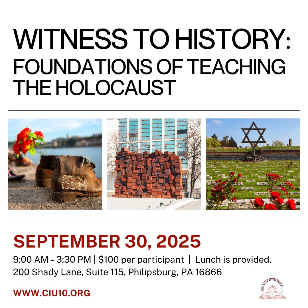 Join us at Witness to History: Foundations of Teaching the Holocaust as we explore effective pedagogical approaches, resources, and strategies to address the Holocaust in a way that fosters empathy, critical thinking, and historical understanding. 

Visit buff.ly/06KvZTr