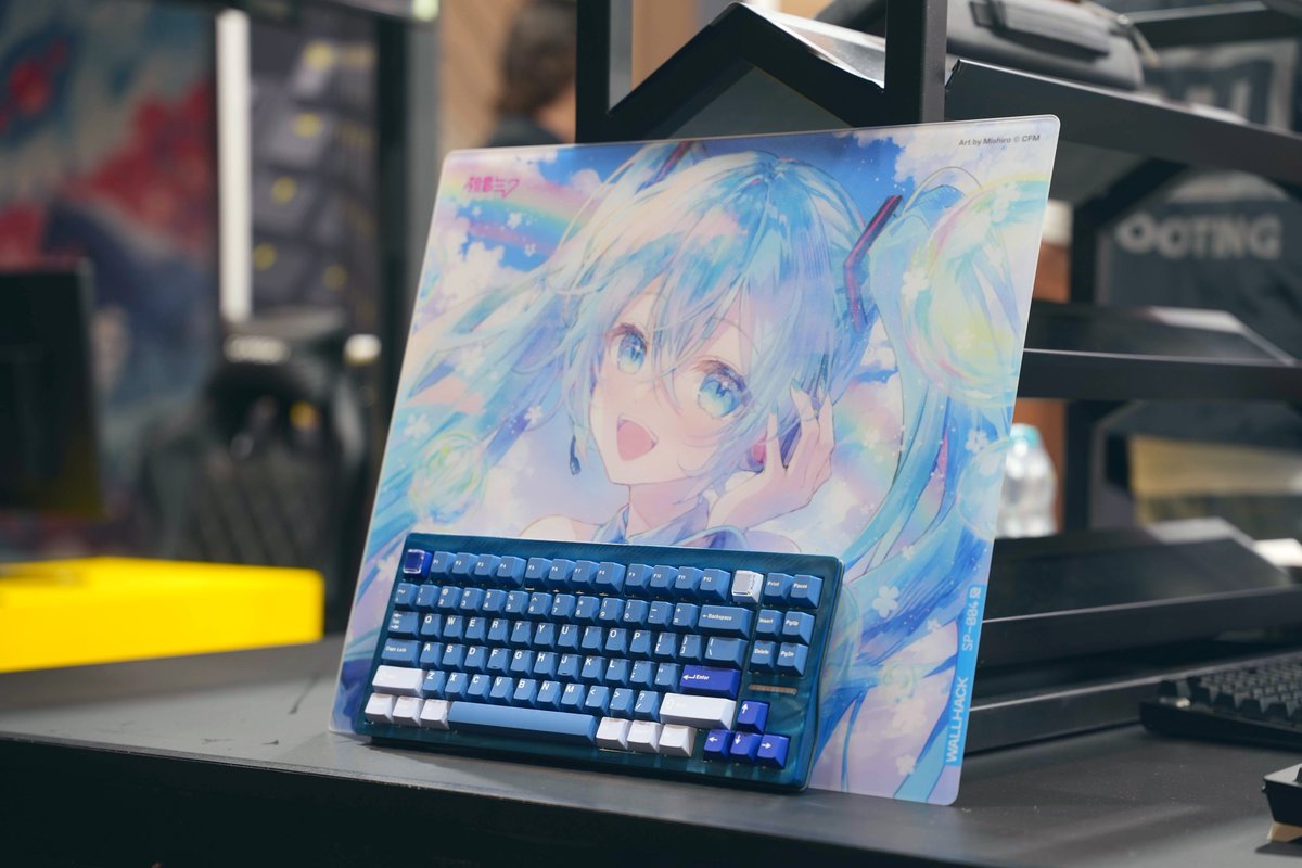Wooting (@wootingkb) on Twitter photo ✨ Special Wooting gamescom giveaway✨
We’re giving a custom painted gamescom Wooting 80HE & a <a href="/WallhackHQ/">WALLHACK©</a> Miku glasspad
How to enter:
👾 Follow us <a href="/WootingKB/">Wooting @ Gamescom Hall 10.1</a>
👾 Like & retweet
👾 Reply with a game you’re looking forward to play
Winner will be picked on Sunday August 24. ✨ Special Wooting gamescom giveaway✨
We’re giving a custom painted gamescom Wooting 80HE & a <a href="/WallhackHQ/">WALLHACK©</a> Miku glasspad
How to enter:
👾 Follow us <a href="/WootingKB/">Wooting @ Gamescom Hall 10.1</a>
👾 Like & retweet
👾 Reply with a game you’re looking forward to play
Winner will be picked on Sunday August 24.