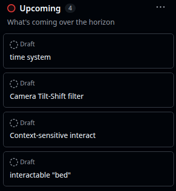 Currently brainstorming how I'm going to implement the next pieces in my <a href="/Redot_Engine/">Redot</a> project. Seems simple enough. I guess we'll see how it goes in my next #Livestream