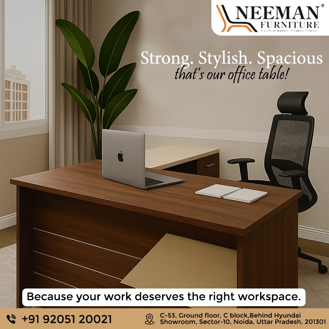 NeemanNoida's tweet image. and space for optimal productivity and comfort. Upgrade your workspace today!
📷Call us: +91 92051 20021
Address: C-53, Ground floor, C block, Sector-10, Noida, Uttar Pradesh, 201301
#stylish #spacious #officetable #workspacegoals #modernfurniture #worksmart #ergonomicdesign