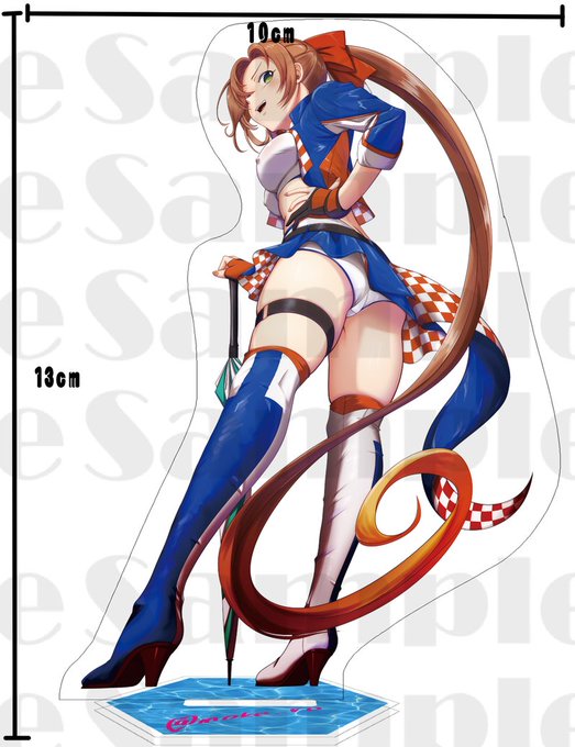 レースクイーン秋雲がサンプルの現品が1個だけあります、こちらは1000円で出しますが先着1名です。

ジークアクスのシイコさんのアクスタも若干数持っていきます、こちらは1500円です 