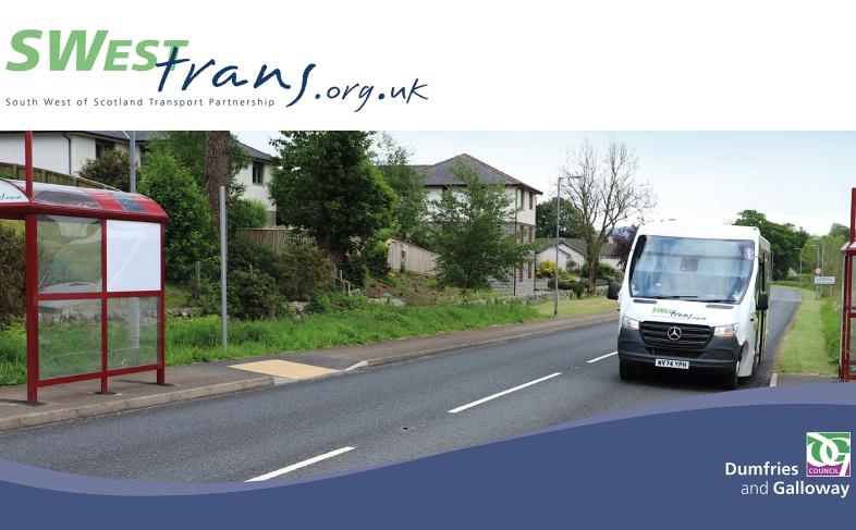 🚌 Bus Network Q+A now live 🚌

Got questions about recent changes to bus services in Dumfries and Galloway?
Check out our new Q+A covering timetables, school transport, ticketing and how to share your feedback.
 🔗 orlo.uk/epxdo