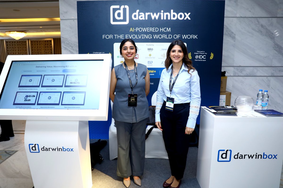 IXG2024's tweet image. @theDarwinbox showcased their cutting edge HR tech solutions that are redefining the future of work. From digital transformation to smarter employee experiences, their presence brought tremendous value to leaders exploring innovation in HR &amp;amp; L&amp;amp;D.

#fhrldsas #darwinbox #hrtech