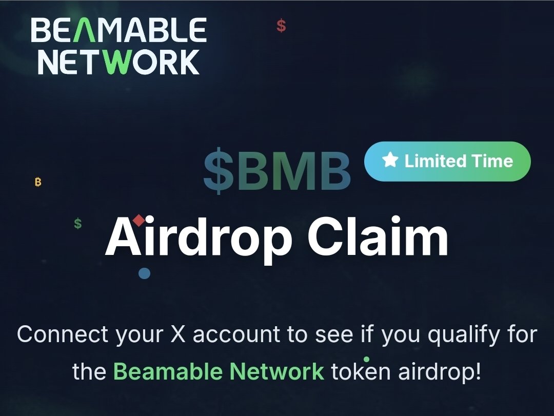 Duta Crypto (@duta_crypto) on Twitter photo Cek bang, kali aja akun X kamu eligible airdrop $BMB <a href="/BeamableNetwork/">Beamable Network</a>.
- claims.beamable.network/api/referrals/…
- Klik "Unlock with X"
- Hubungkan X
- Klaim (jika elig)
Limited time bang. Buruan cek. Cek bang, kali aja akun X kamu eligible airdrop $BMB <a href="/BeamableNetwork/">Beamable Network</a>.
- claims.beamable.network/api/referrals/…
- Klik "Unlock with X"
- Hubungkan X
- Klaim (jika elig)
Limited time bang. Buruan cek.