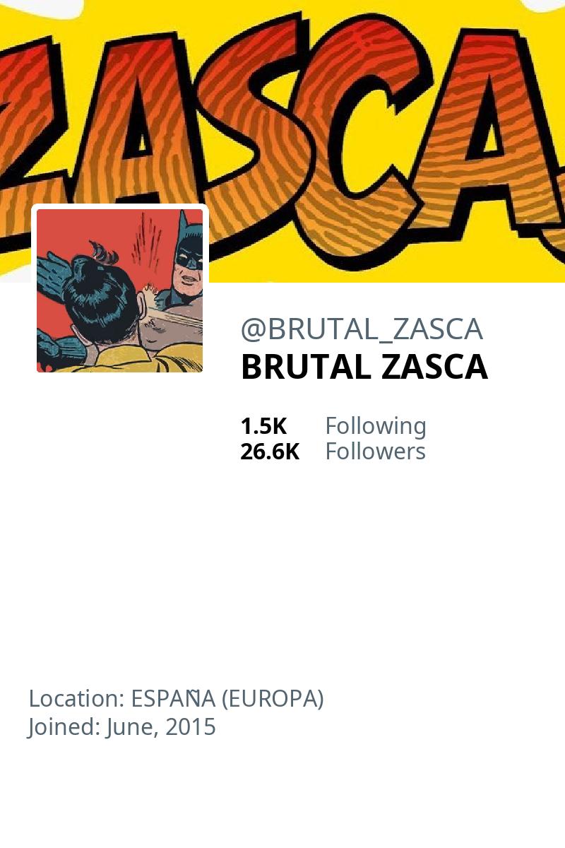 🆕 @idiazayuso ha comenzado a seguir a @brutal_zasca