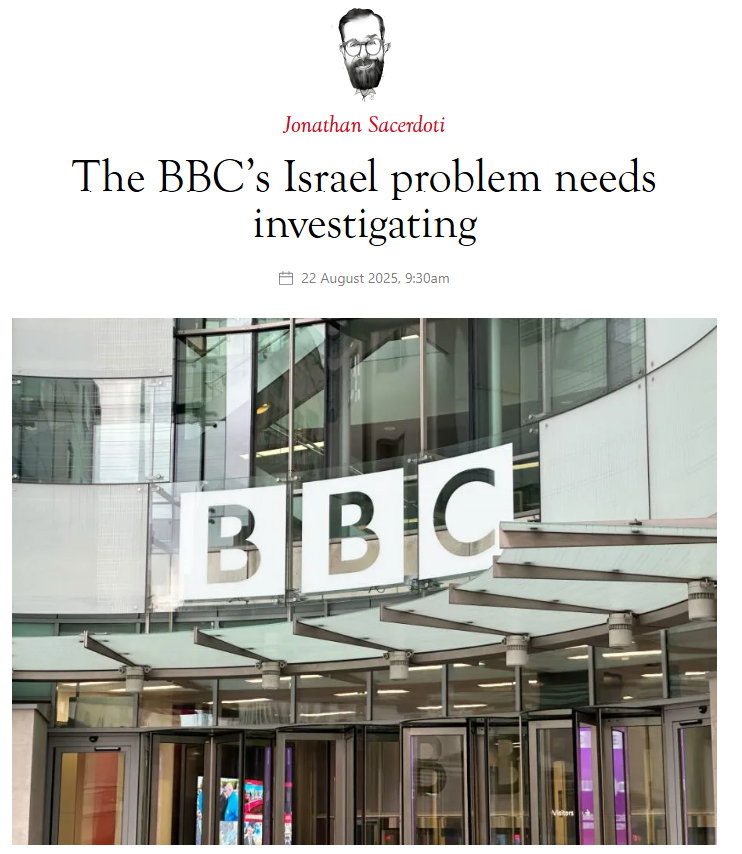 YacovLivne's tweet photo. "Time and again, when it comes to Israel or Jews, the BBC abandons the basic obligations of journalism: verify before broadcasting, contextualise before condemning... The list of failures is not merely anecdotal but institutional."
➡️ https://t.co/TvzwSJn8ut https://t.co/huiz1jAZle