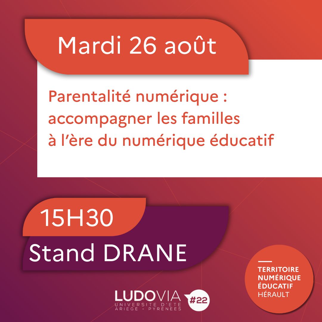DraneOccitanie's tweet photo. #Ludovia22 approche 🎉
Venez participer aux ateliers #TNE34 et découvrir nos actions sur le stand de la #DRANE !
Le #TNE de l’#Hérault c'est :
11 communes • 15 lycées • 21 collèges • 107 écoles
👉 Consultez les actus TNE34 : https://t.co/Y1FXG1Gtyq
@RA_Occitanie https://t.co/nePewi2RrI