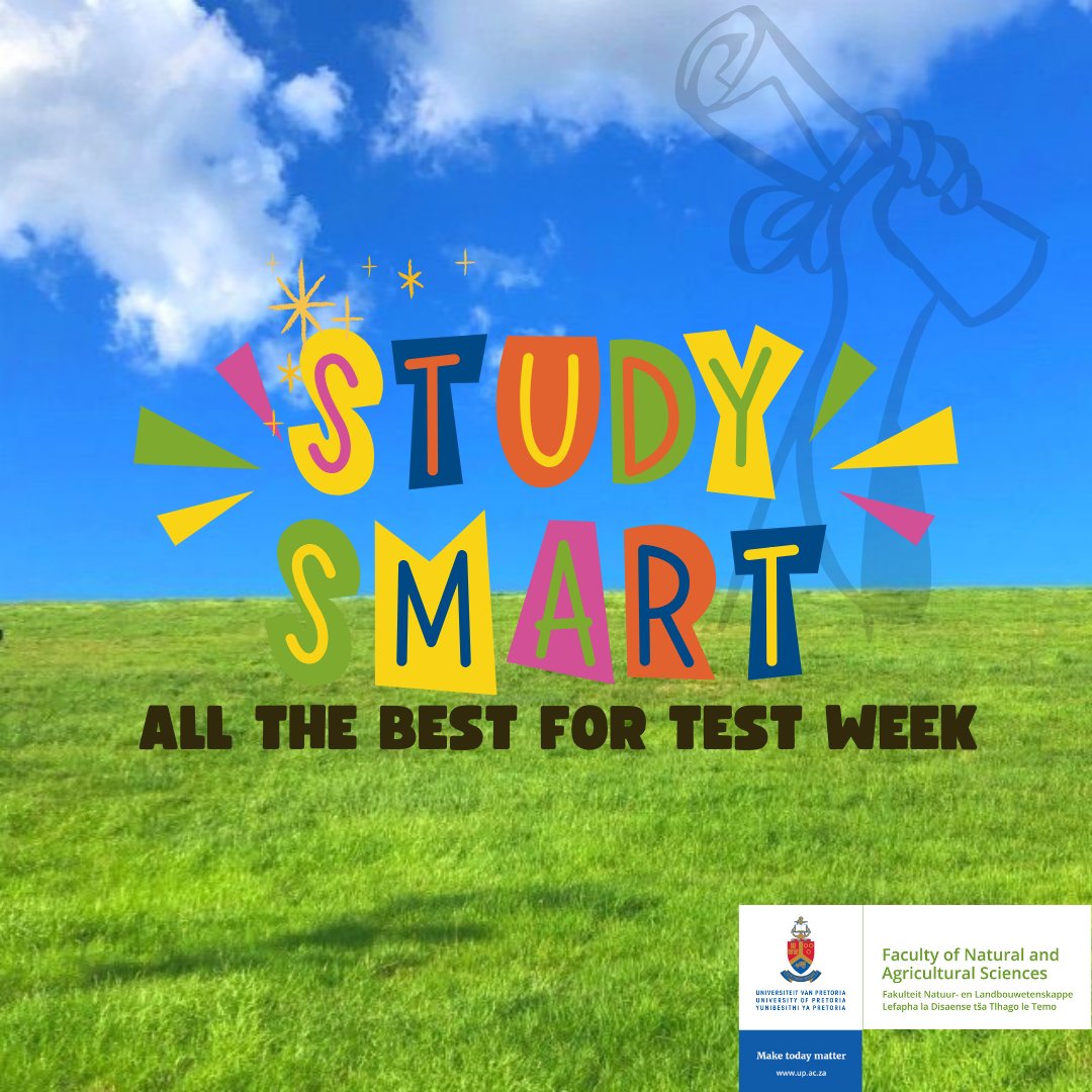 UPnasagric's tweet image. 📚✨ Test week is here! Remember, it’s not just about hoping for the best, it’s about putting in the hours, staying disciplined, and studying smart to achieve the results you deserve. You’ve got this, NAS fam! 💪🔥
#TestWeek #UniversityOfPretoria #FlyAtUP