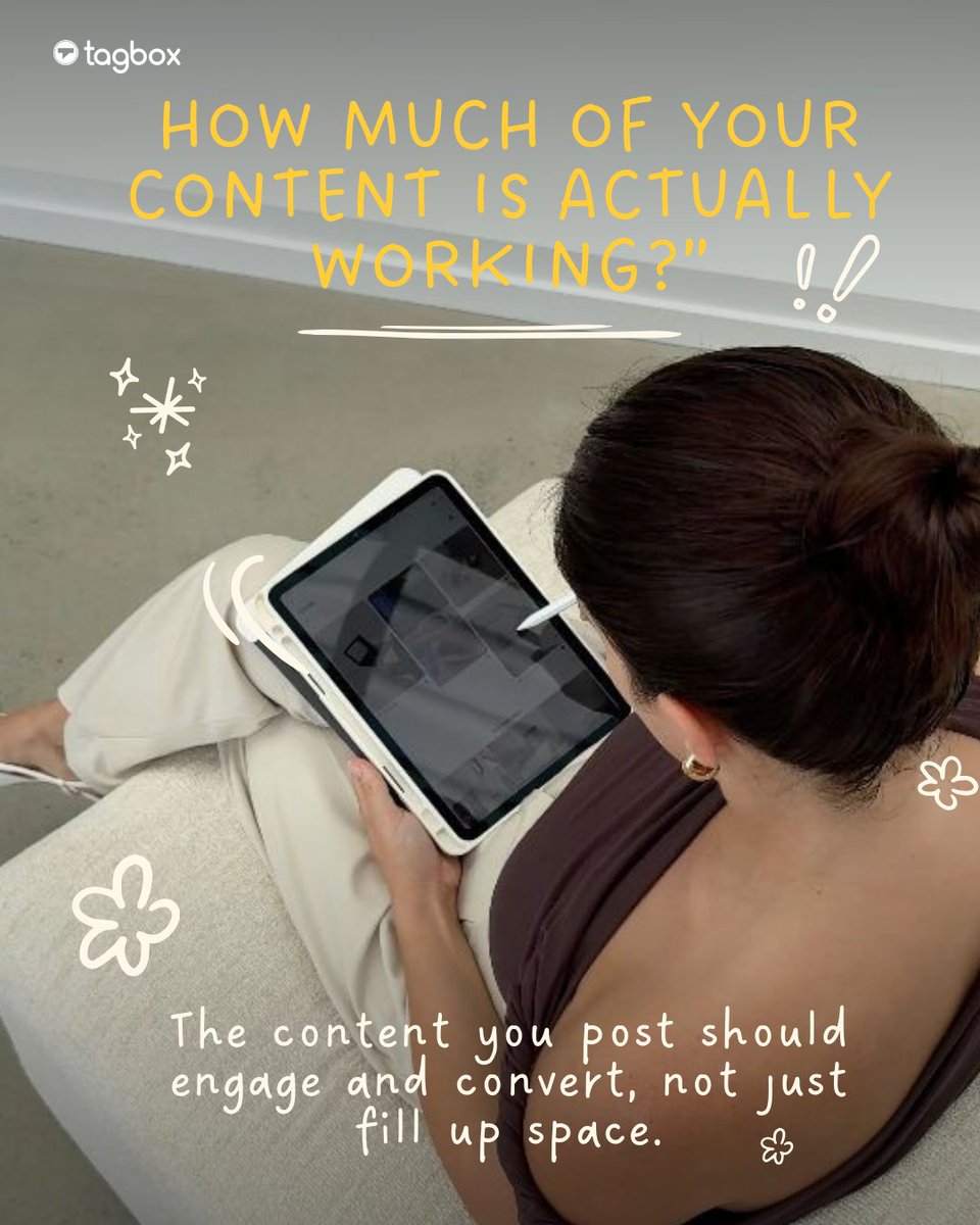 Most brands post daily but still wonder: “Why isn’t this driving results?” 
Here’s the truth → Content only works when it creates valuable engagement.
So how can you make that happen
Here's the bonus with Tagbox, you also get the analytics + tools to do all of this in one place.