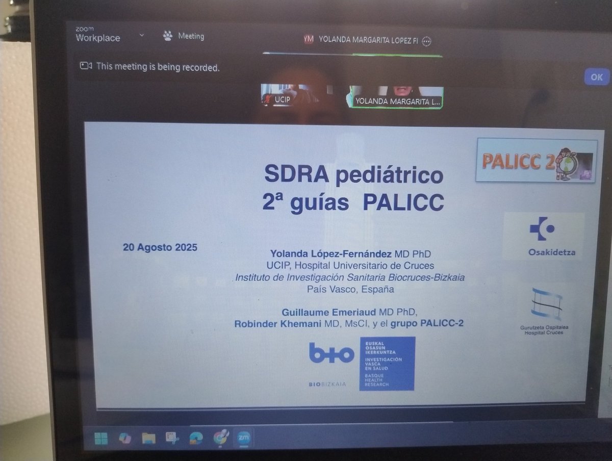 Desde casa (pues niñas sin cole) escuchando a Yolanda López-Fernandez 
Un lujo 🤍
#pallic2
#pedsICU