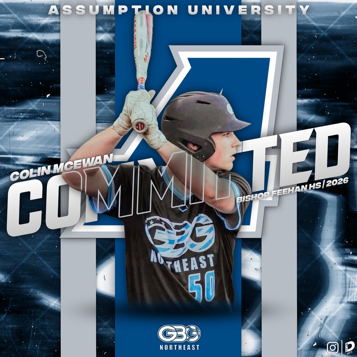 GBG_Hawks's tweet photo. Congratulations to Colin McEwan (Bishop Feehan ‘26) on his commitment to Assumption University!
@ColinMcEwan50 @CoachWelchRBI @GBGbaseballUSA
#gbg #gbgnortheast #gbghawks #gbgrecruiting #collegebaseball #newenglandcollegebaseball #gbgbaseball #assumptionbaseball https://t.co/O9IwLdPOMs