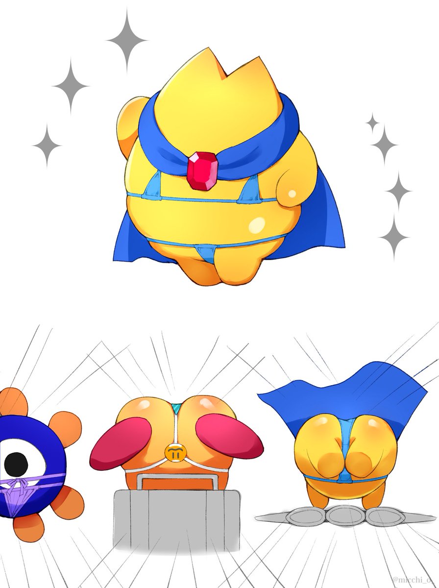 # スターマン（星のカービィ）マイクロビキニ部
# コックカワサキマイクロビキニ部
# グーイ（ダークマターもどき形態）マイクロビキニ部