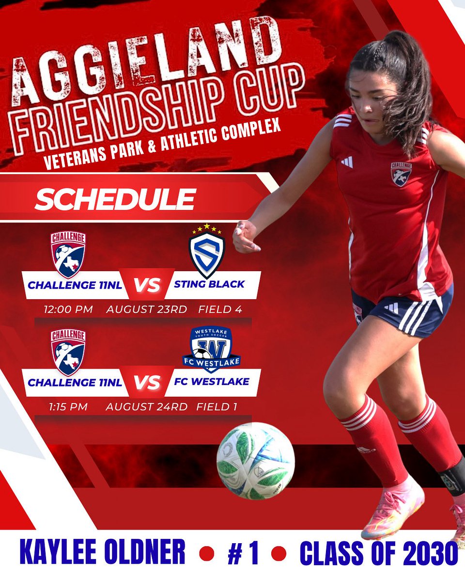 Amped up and ready to dominate at the Aggieland Friendship Cup this weekend. 
 
#Soccer #Futbol #adidas #SoccerLife #SoccerPlayer #SoccerSkills #SoccerGame #goals #SoccerGoals  #FootballSkills 
#Golazo #Soccergirl #YouthSoccer #athlete #ecnl #ncaa #midfielder #1 #kayleeoldner