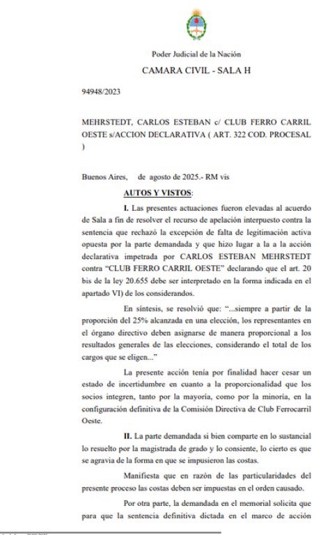 guillepanizza's tweet photo. La justicia falló a favor de la representación proporcional de la minoría política en la Comisión Directiva. Volver a ser un club grande es respetar la institucionalidad #ferro 💚 https://t.co/KB0XusEoaE
