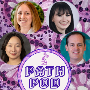 The PathPod Podcast (@pathpod) on Twitter photo ⭐NEW #PathPod Around the Scope!
Hosts <a href="/Sara_Jiang/">Xiaoyin "Sara" Jiang, MD (She/Her)</a> and <a href="/MArnold_PedPath/">Michael Arnold, MD, PhD</a> speak with <a href="/MeredithKHerman/">Meredith Herman, DO</a> and Julia Kochanowski (TikTok: @myforensicpath) about their path and work in pathology and medical education on social media!
🔊LISTEN NOW: pathpod.podbean.com/e/around-the-s… ⭐NEW #PathPod Around the Scope!
Hosts <a href="/Sara_Jiang/">Xiaoyin "Sara" Jiang, MD (She/Her)</a> and <a href="/MArnold_PedPath/">Michael Arnold, MD, PhD</a> speak with <a href="/MeredithKHerman/">Meredith Herman, DO</a> and Julia Kochanowski (TikTok: @myforensicpath) about their path and work in pathology and medical education on social media!
🔊LISTEN NOW: pathpod.podbean.com/e/around-the-s…