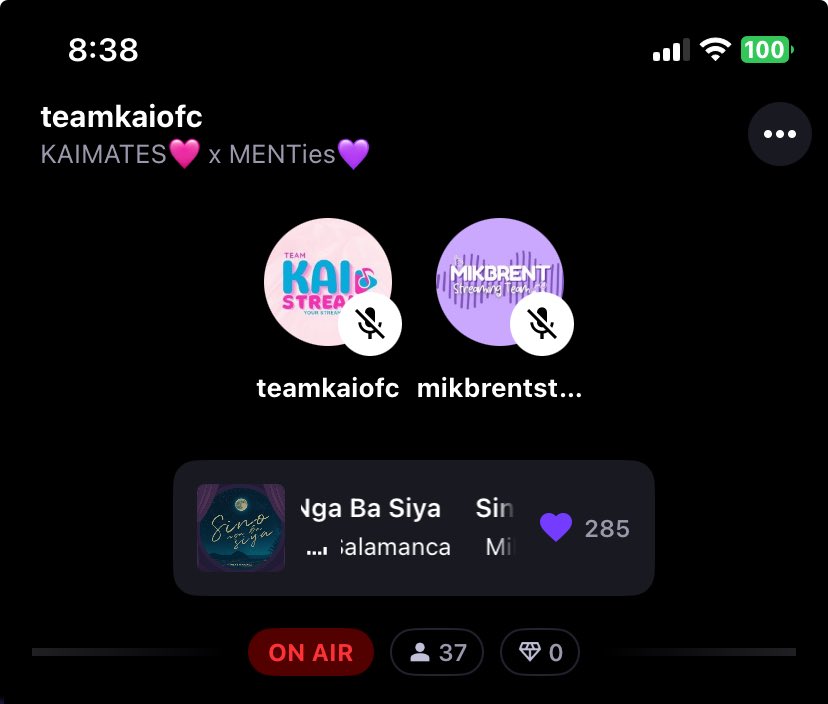 MIKBRENT STREAMING TEAM (@mikbrentst) on Twitter photo Weβre still ON AIR on Stationhead! πΆ
Come and vibe with us! ππ <a href="/TeamKaiStreams/">KAIMATES STREAM</a>
LINK: share.stationhead.com/a106h2ukdtst Weβre still ON AIR on Stationhead! πΆ
Come and vibe with us! ππ <a href="/TeamKaiStreams/">KAIMATES STREAM</a>
LINK: share.stationhead.com/a106h2ukdtst