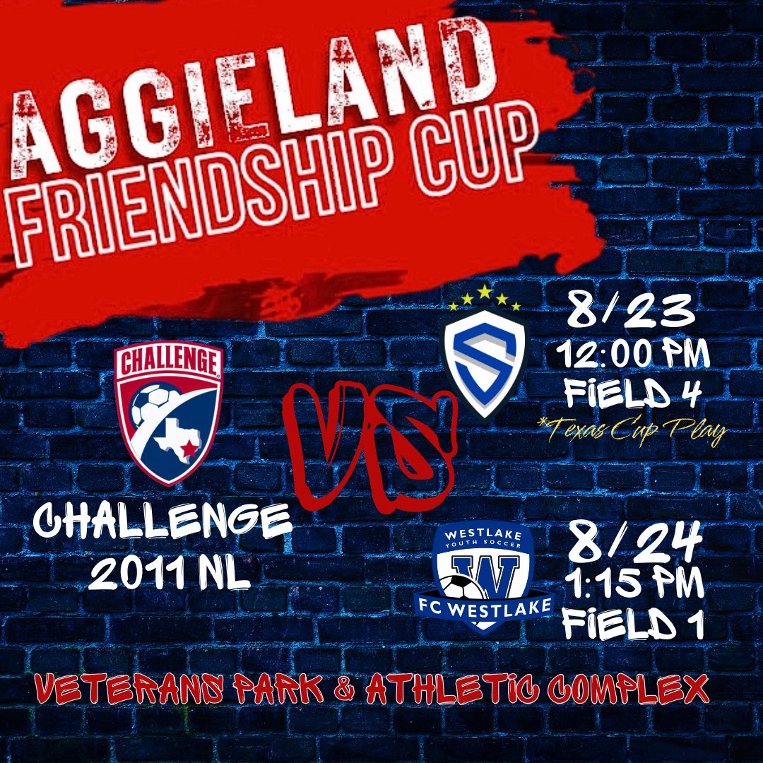 This #weekend has our #squad heading to the Aggieland Friendship Cup.  We’re ready to bring the heat and conquer the field. 

 #Soccer #Futbol #FIFA #adidas #SoccerLife #SoccerPlayer #SoccerSkills #SoccerGame 
#SoccerWorld #ForYou #Viral #SoccerTraining #goals
#SoccerGoals