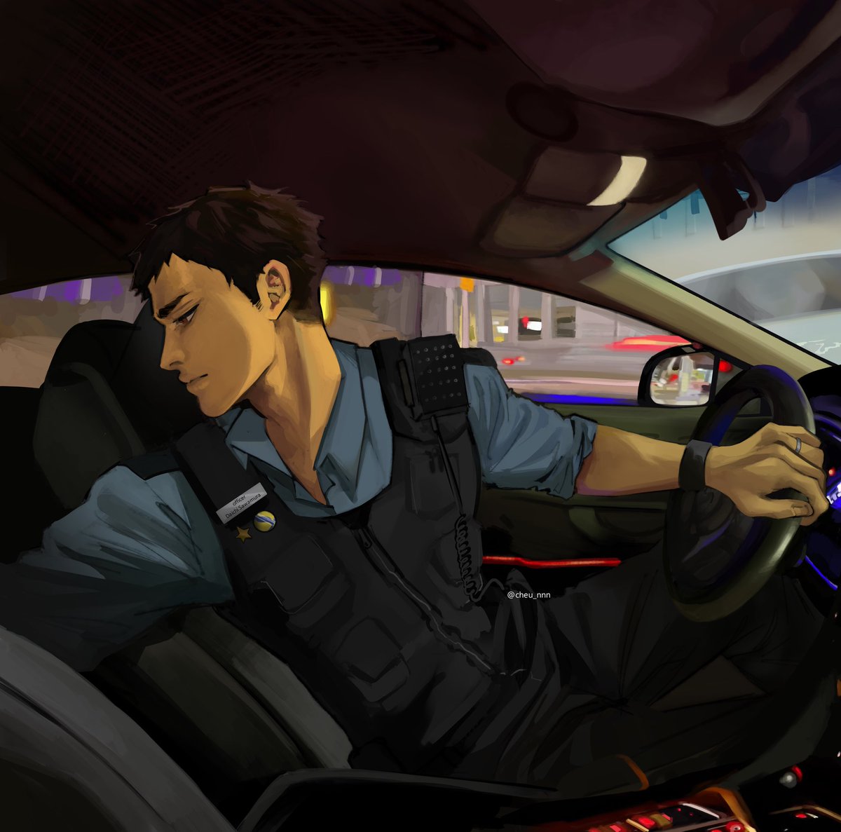 cheu_nnn's tweet image. officer daichi sawamura (haikyuu timeskip) 
please credit my art! ❣️ 
#haikyuu #haikyuufanart #daichi
#daichisawamura #fanart #anime #digitalart