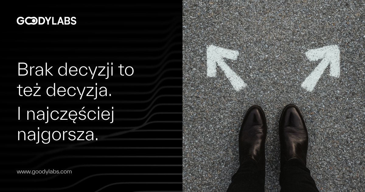 goodylabs's tweet photo. Gdy Ty analizujesz slajdy, konkurencja testuje, uczy się i poprawia produkt. W biznesie wygrywa działanie, bo feedbacku nie znajdziesz w Excelu🚀 https://t.co/wF19VjifVX
