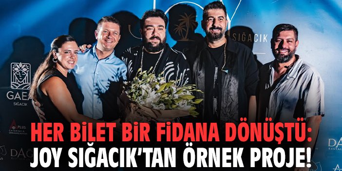 medyaegecomtr's tweet photo. Her bilet bir fidana dönüştü: Joy Sığacık’tan örnek proje! https://t.co/U5jGFmUrma @MEDYAEGE.COM.TR aracılığıyla
#joy #seferihisar #sigacik #sakiler #muzik #fidan #bilet #bagis
#yks2025
#Zaniolo
#SedatPeker
#FBvSLB
#BarışAlper
#Jurasek
#Lausanne - Beşiktaş
#DefneSamyeli
Bissouma
Tostçu Yakup
Heykel