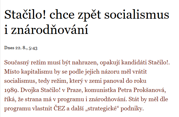 Stacilo_'s tweet photo. ANO, Stačilo! chce zpět socialismus i znárodňování. Když to dobře funguje v jiných zemích, není důvod to znovu nevyzkoušet i u nás. Čtyřicet let přinášelo výsledky, než byly po roce 1989 rozmetány.
#revoluce #stacilo #znovu1948 #smrtkapitalismu https://t.co/sUGRNAxKvi