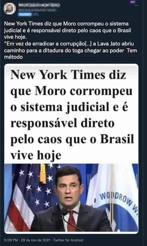 <a href="/PedroRonchi2/">Pedro Ronchi 🇧🇷</a> Eita, Veja. Não cria vergonha mesmo. O que vocês acham que o Lula fez dessa vez? Vocês apoiam sempre o lado errado. São sempre tendenciosos e por causa disso caímos no atoleiro em que estamos com essa extrema direita tentando golpe dia sim, dia também.