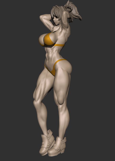 今日の進捗

水着のデザイン迷ったけどいい感じかもしれない
完成イメージ見えてきた

あとちゃんと靴底の模様も彫りました 