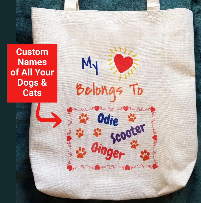pattracy2's tweet photo. The Artful Boo store has many items you can #personalise like this #ornament and this #totebag. They're perfect to show your love for #cats and #dogs. They make wonderful #gifts for #birthdays & #holidays. https://t.co/2BhvpGbsrd