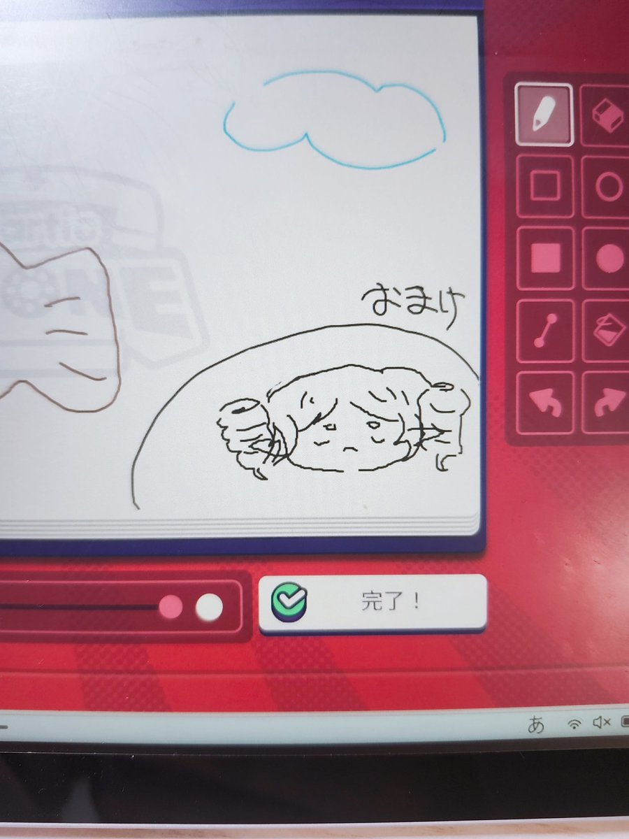 Akc_akihacya's tweet image. がーてぃっくふぉんしました！
お友だちにふりーれん要求されたあとに描いた縦ロールです。
縦ロールになっちゃった……😕
 #Akc_irasto