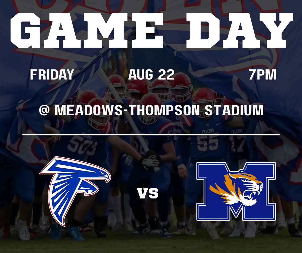 LCFalconFB's tweet photo. It’s football time in Lincoln County! Your Falcons take on the Marshall County Tigers tonight at 7pm in our first home game of the season! Come out to “The Pit” and support your Falcons! #oneLC #PackThePit
https://t.co/eMF8nzNxu0 https://t.co/bl6GZISSPV