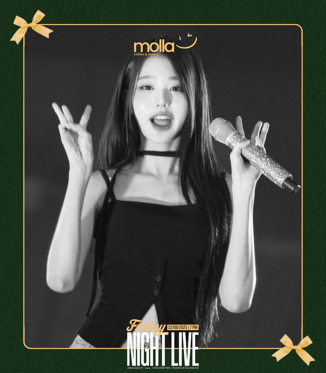lilprettier's tweet photo. ️
“Thank you so much, guys!! I hope you all enjoyed the song tonight… Wishing you a great weekend,” she says, her smile bright as she continues engaging with the audience, slowly stepping down from the stage.
 ️ https://t.co/VExIDjvnjG