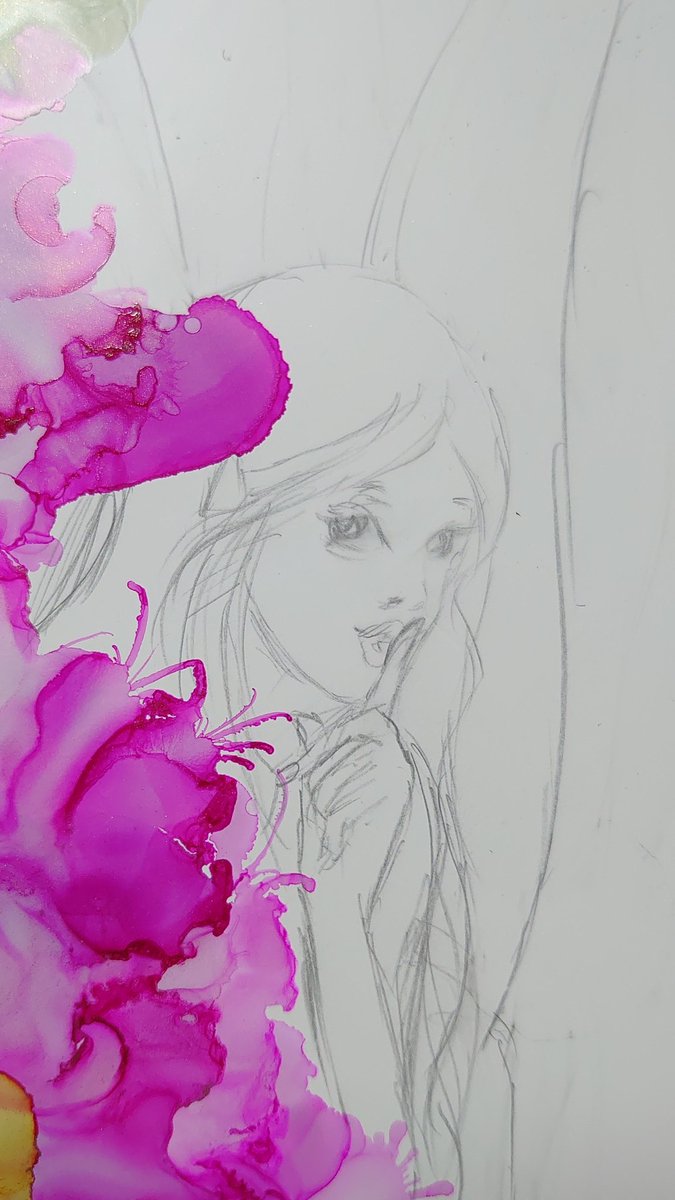 Iresh2022's tweet photo. ✨ Imagination✨..in progress 😉
#copic #コピックインク #アナログイラスト #ジャカドピニアタカラ  #copicink https://t.co/yawrW3pag3