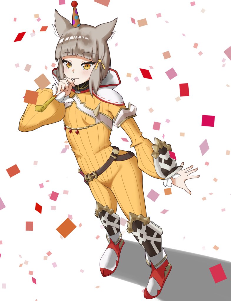 Nia for a friend’s birthday 

#XenobladeChronicles2 #ゼノブレイド2