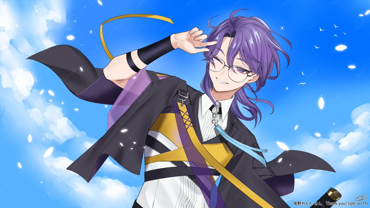 Thank you for the commission!
#skeb のご依頼ありがとうございました💜.｡:*

#Vtuber