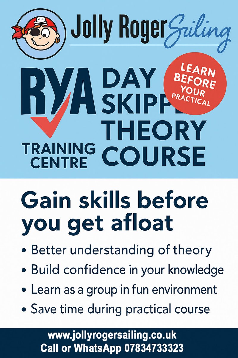 Jolly Roger Sailing RYA Sailing School tweet media