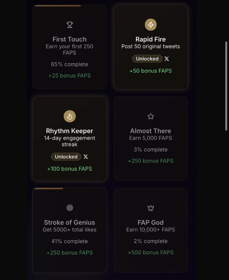 Olasunkanmi | 𝔽rAI (@olasunkanmi1803) on Twitter photo Rhythm keeper achievement unlocked on <a href="/FractionAI_xyz/">Fraction AI</a> 🎉🎉
14 days of consistency, we keep showing up fapping about FractionAI every single day and we aren’t stopping now
On to the next one— Stroke of genius 🔜
I can’t do it without you guys fr, Kindly engage this post
gFAPS fam Rhythm keeper achievement unlocked on <a href="/FractionAI_xyz/">Fraction AI</a> 🎉🎉
14 days of consistency, we keep showing up fapping about FractionAI every single day and we aren’t stopping now
On to the next one— Stroke of genius 🔜
I can’t do it without you guys fr, Kindly engage this post
gFAPS fam