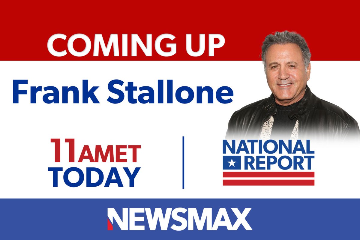 COMING UP: Actor Frank Stallone joins “National Report” to speak out against California Gov. Gavin Newsom and more — TODAY at 11 AM ET on NEWSMAX. WATCH: nws.mx/tv 

<a href="/Stallone/">Frank Stallone</a> <a href="/EmmaRechenberg/">Emma Rechenberg</a> <a href="/ShaunKraisman/">Shaun Kraisman</a>
