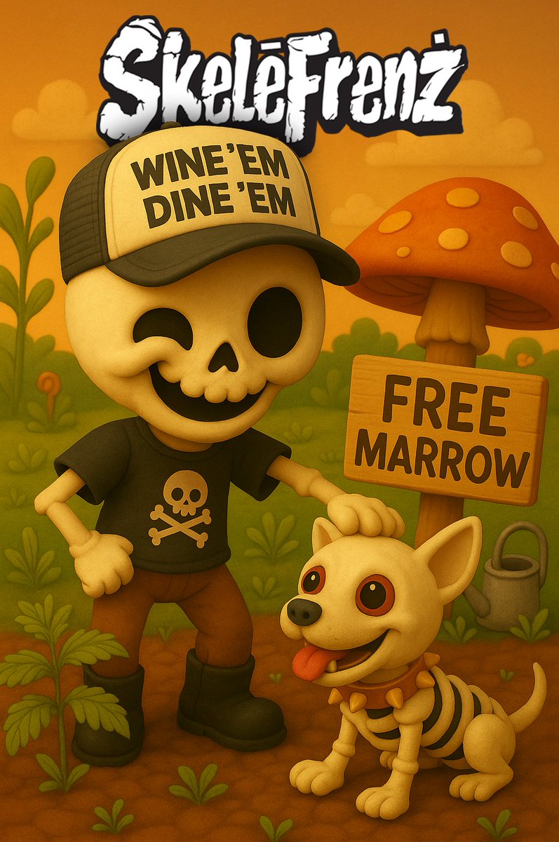 It's FREE MARROW FRIDAY 🦴 

Drop anything <a href="/SkeleFrenz/">SkelēFrenż</a> related in the comments to enter

Picking a winner in 24 hours!

Follow me and turn on notis so you never miss this weekly ritual 🌿