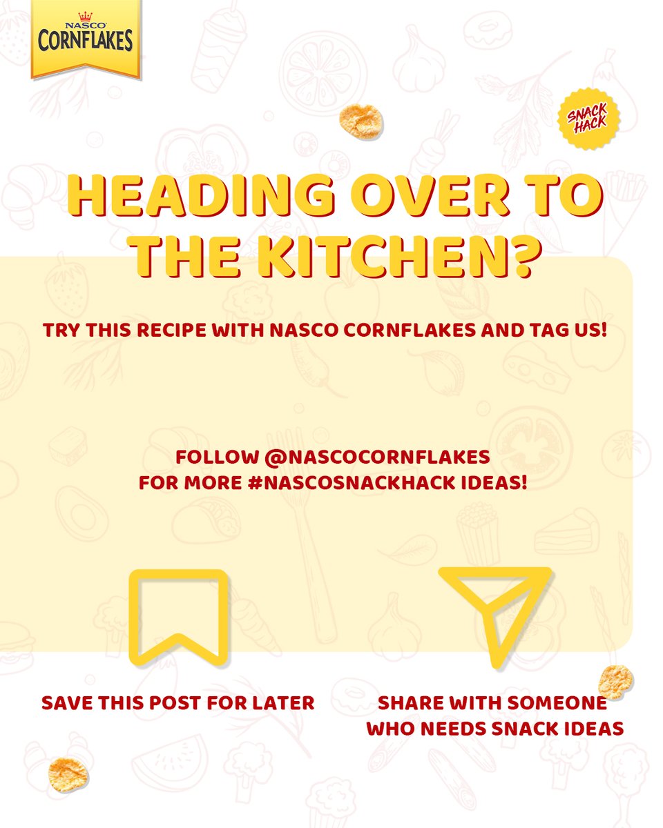 🍗 Snack Hack: NASCO Cornflakes Chicken Bites!
Back-to-school made tasty! These crunchy bites are kid-friendly, mum-approved &amp; perfect for lunchboxes. Made with our Whole Flaked Cornflakes. 💯

Full recipe 👇
 
#NASCOSnackHack #NASCOCornflakes #CrunchyGoodness #BackToSchool